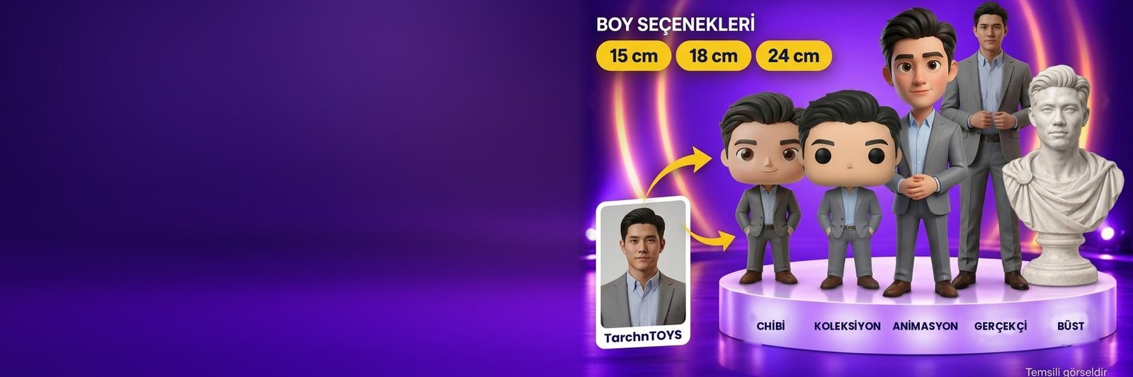 Fotoğrafından sana özel 3D figür